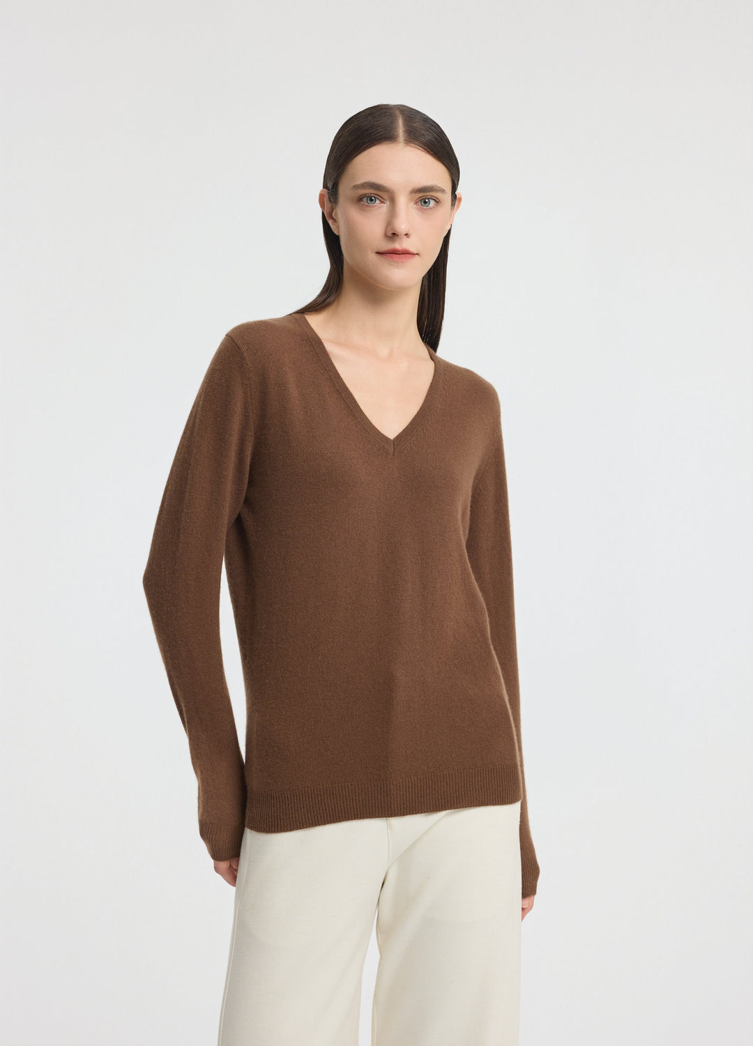 Cashmere V-Neck Top
