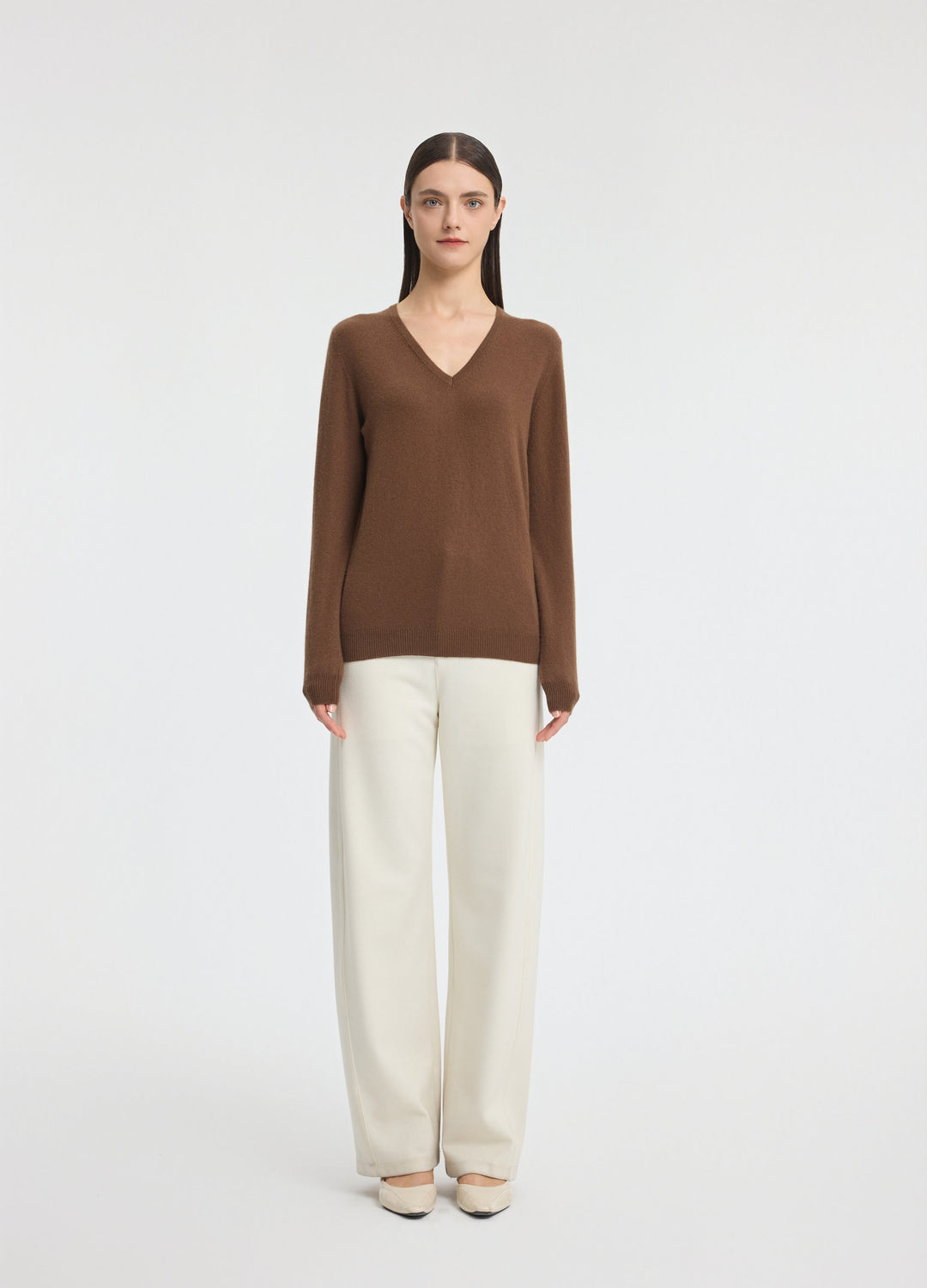 Cashmere V-Neck Top