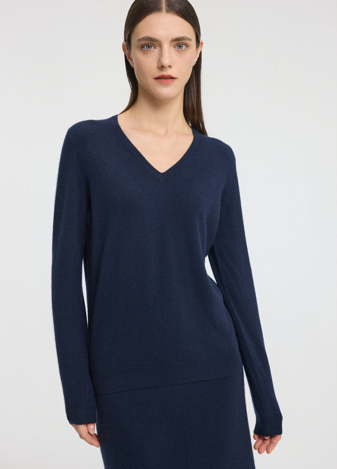 Cashmere V-Neck Top