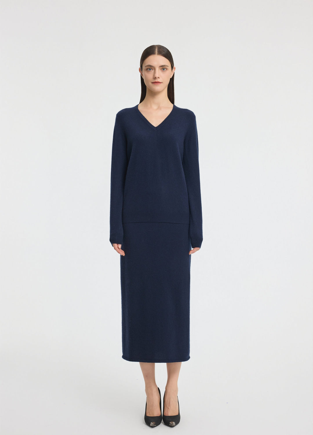 Cashmere V-Neck Top