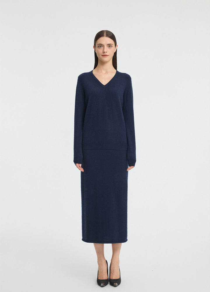 Cashmere V-Neck Top