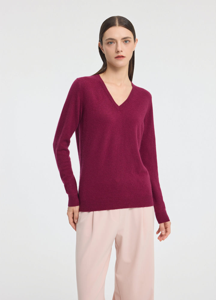 Cashmere V-Neck Top