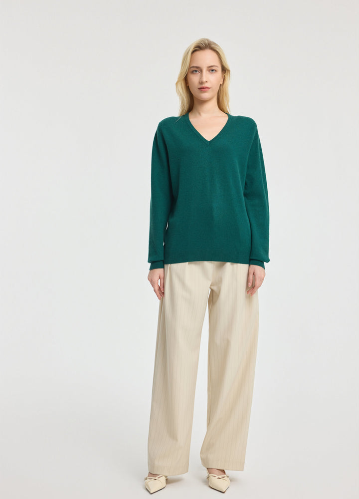 Cashmere V-Neck Top