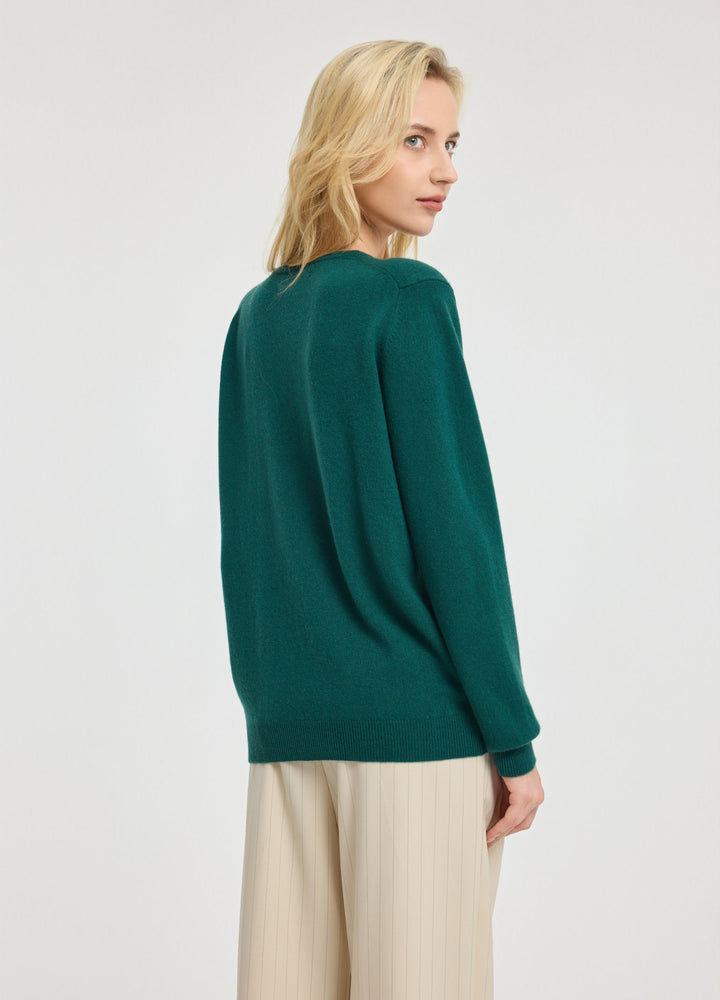 Cashmere V-Neck Top