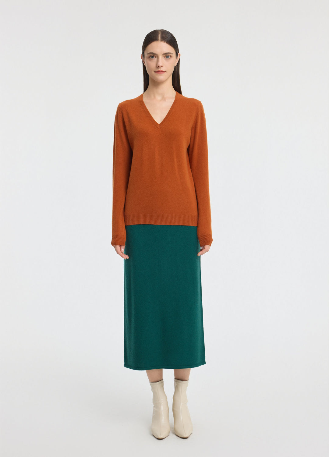 Cashmere V-Neck Top