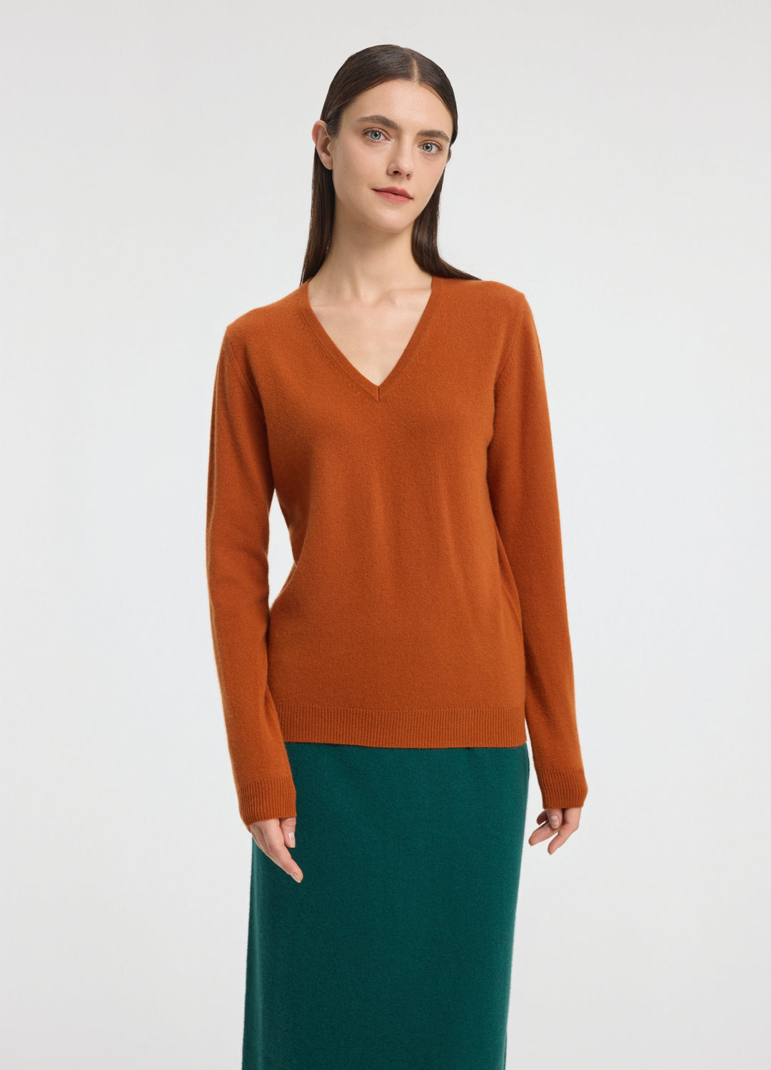 Cashmere V-Neck Top