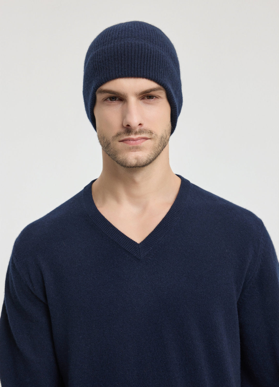 Cashmere Essential Rib Beanie