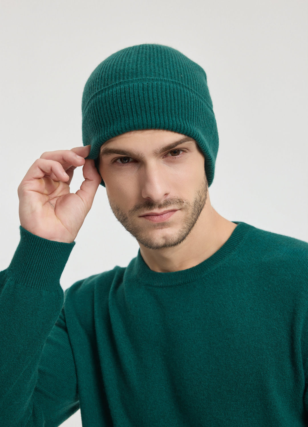 Cashmere Essential Rib Beanie