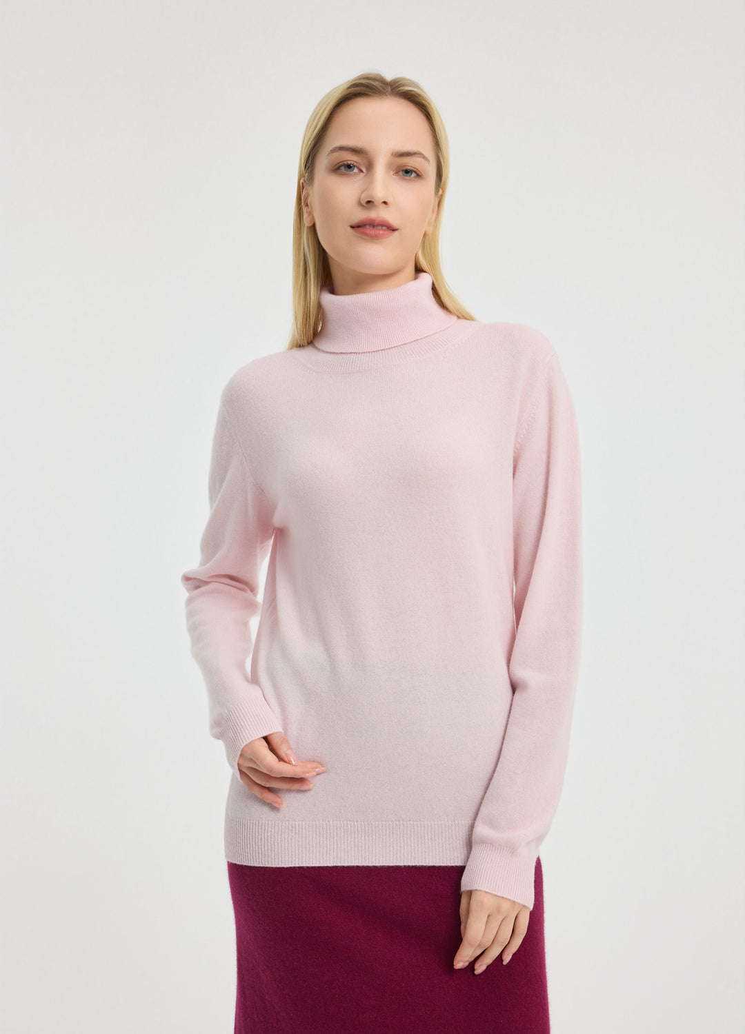 Cashmere Roll-Neck Top