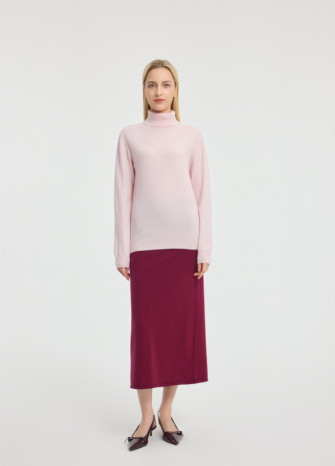 Cashmere Roll-Neck Top