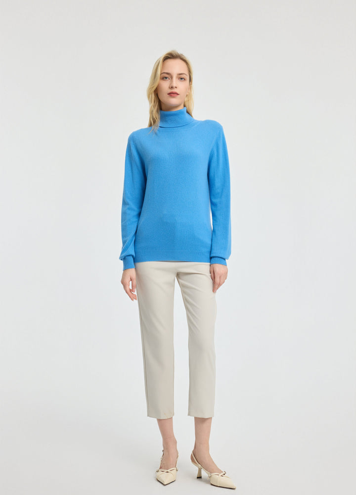 Cashmere Roll-Neck Top