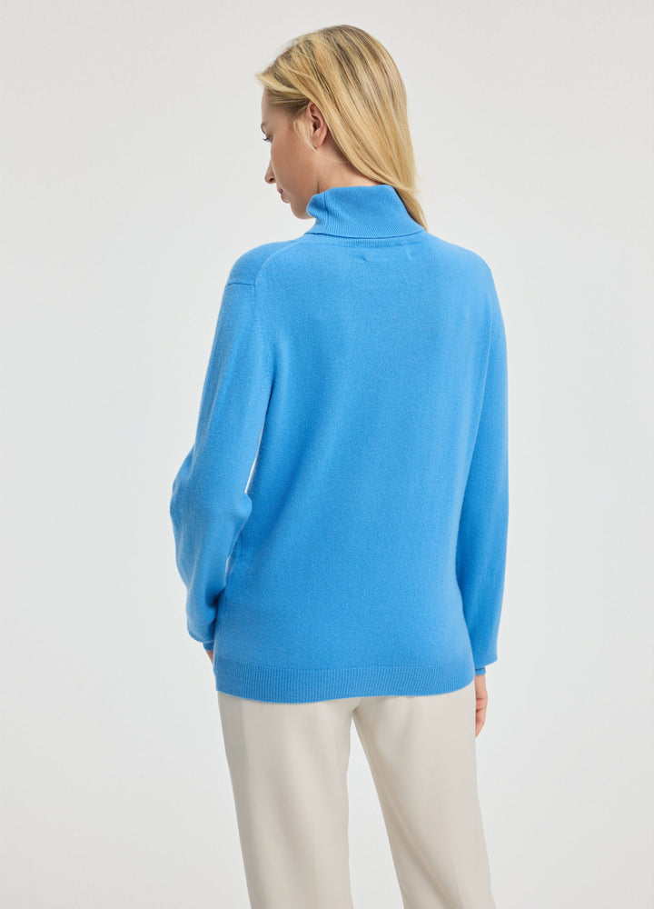 Cashmere Roll-Neck Top