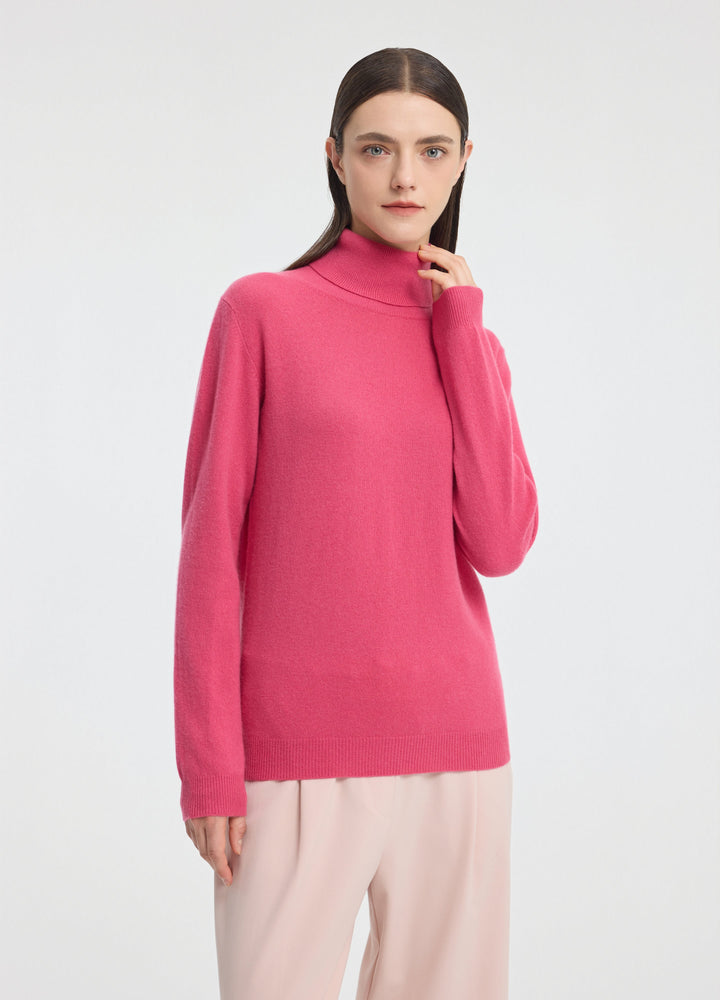 Cashmere Roll-Neck Top