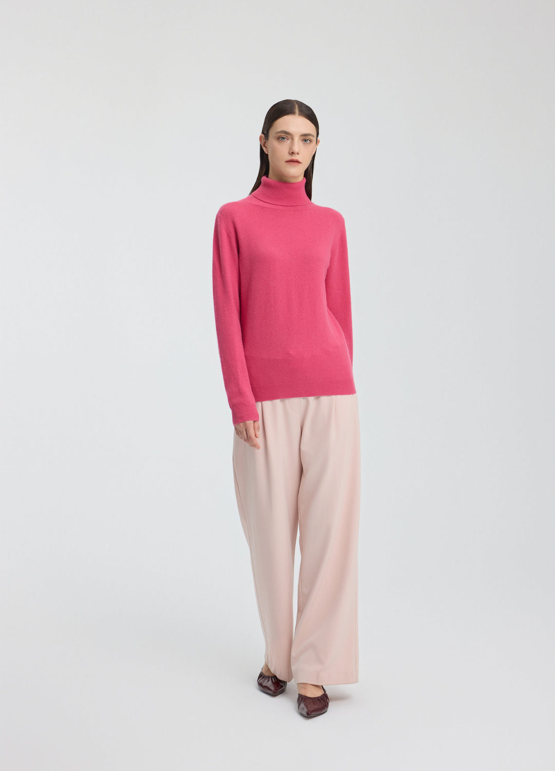 Cashmere Roll-Neck Top
