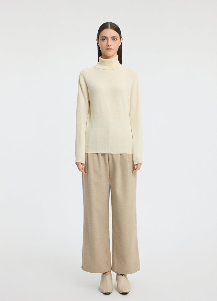Cashmere Roll-Neck Top