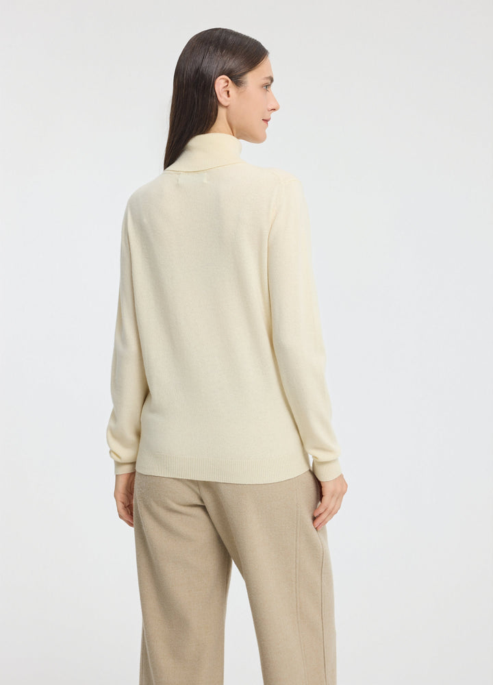 Cashmere Roll-Neck Top
