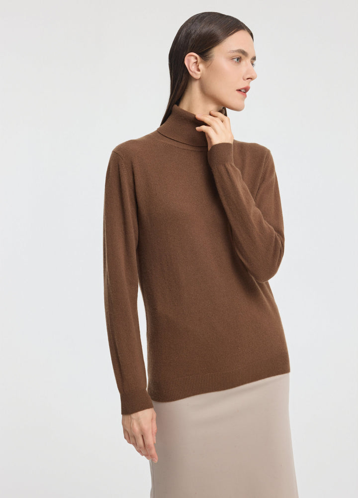 Cashmere Roll-Neck Top