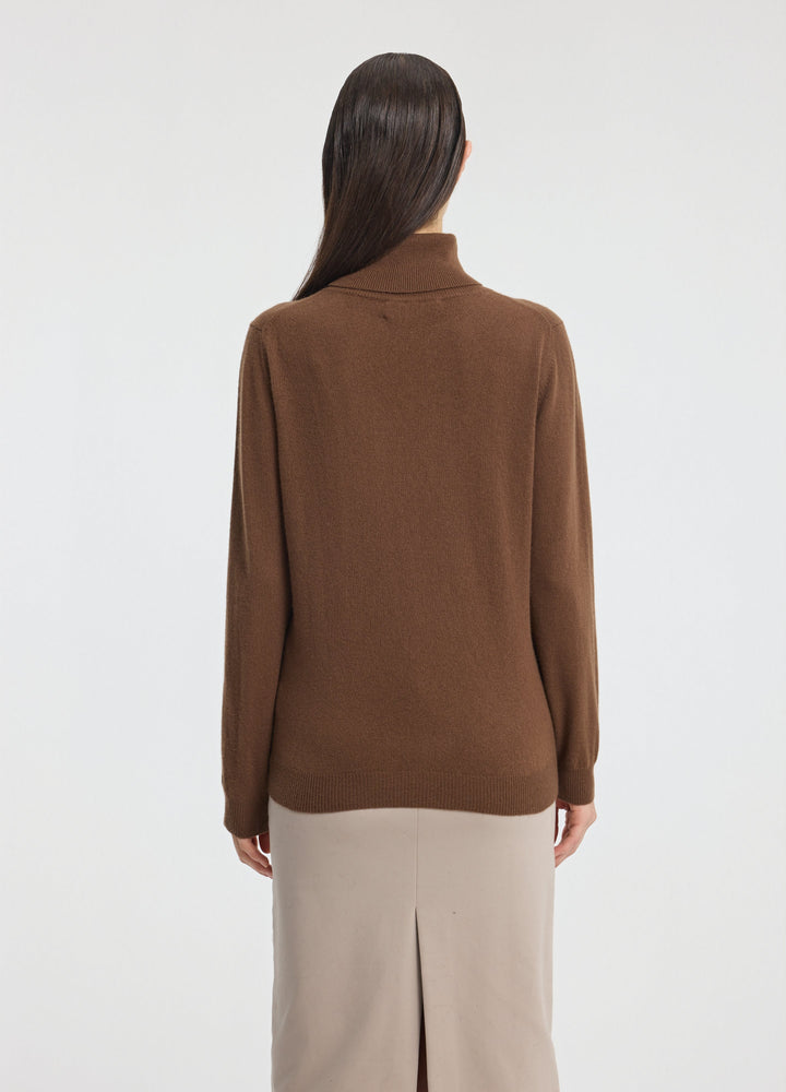 Cashmere Roll-Neck Top