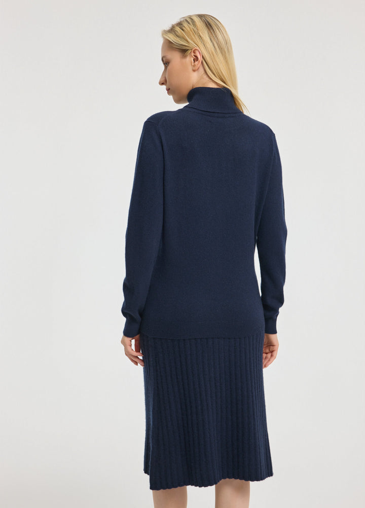 Cashmere Roll-Neck Top