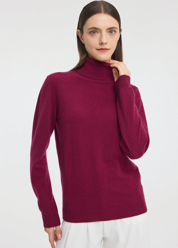 Cashmere Roll-Neck Top