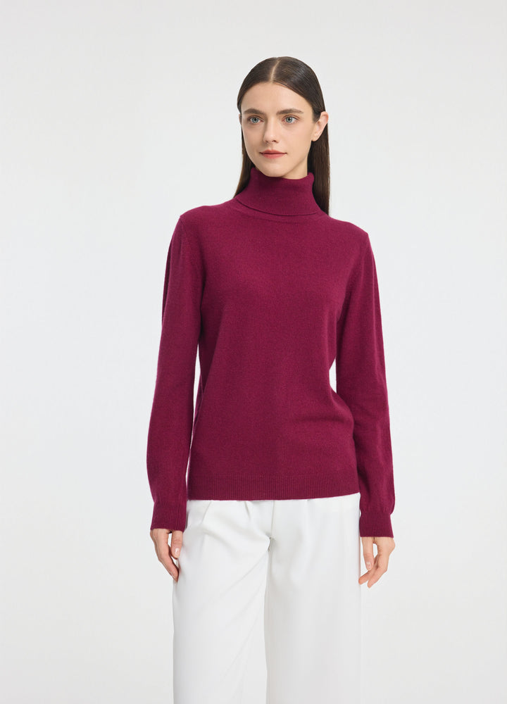 Cashmere Roll-Neck Top