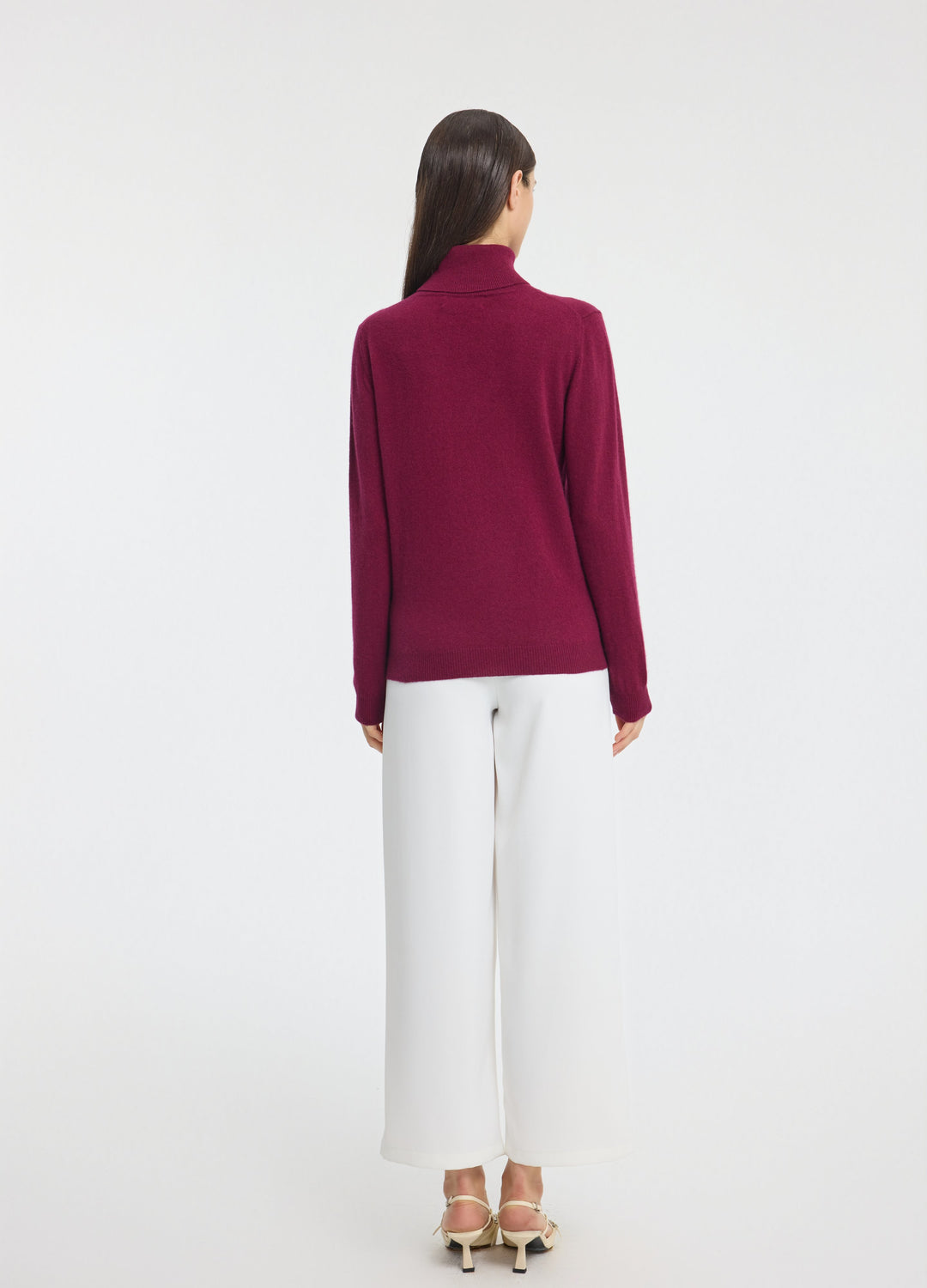 Cashmere Roll-Neck Top