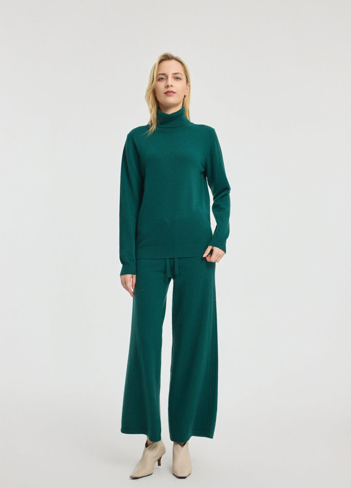 Cashmere Roll-Neck Top