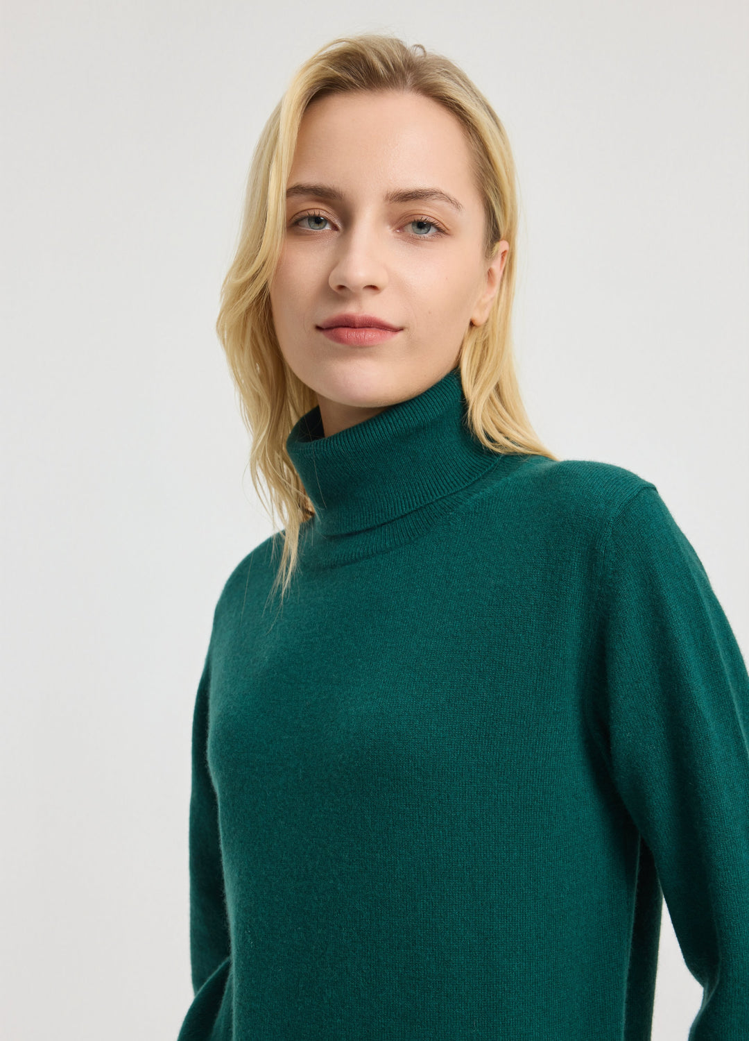 Cashmere Roll-Neck Top