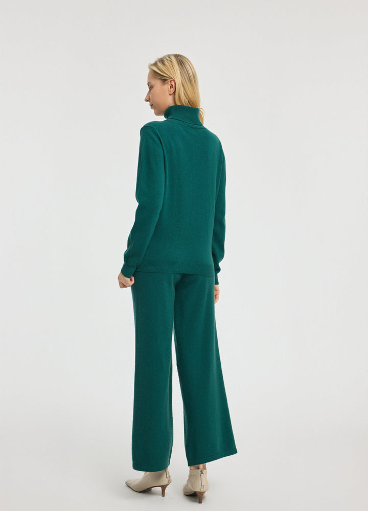 Cashmere Roll-Neck Top