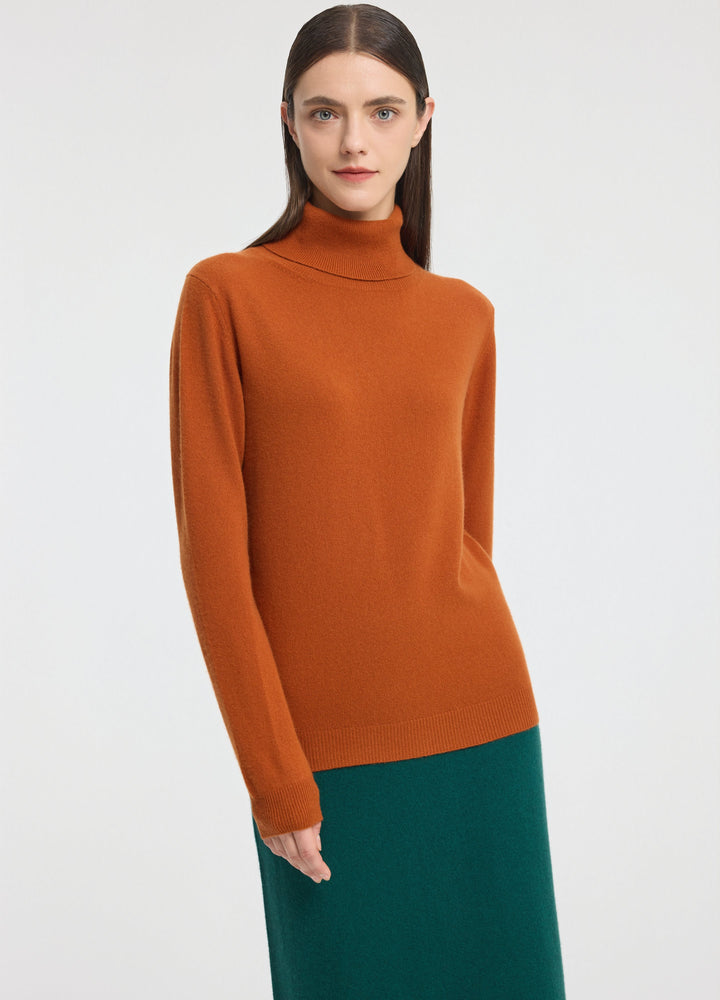 Cashmere Roll-Neck Top