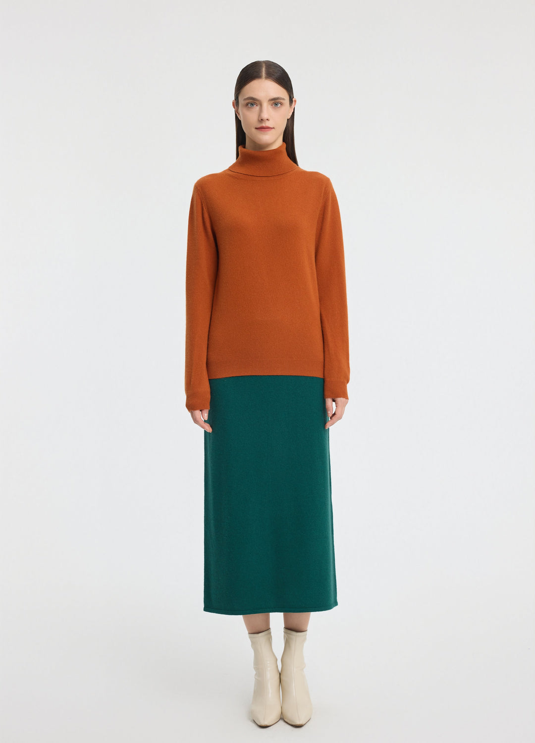 Cashmere Roll-Neck Top