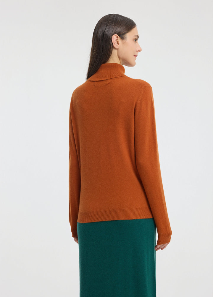 Cashmere Roll-Neck Top