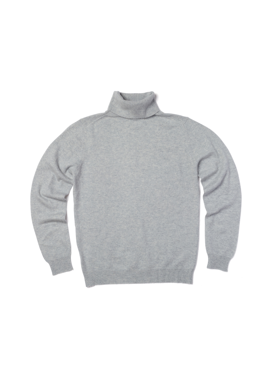 Cashmere Polo-Neck Top