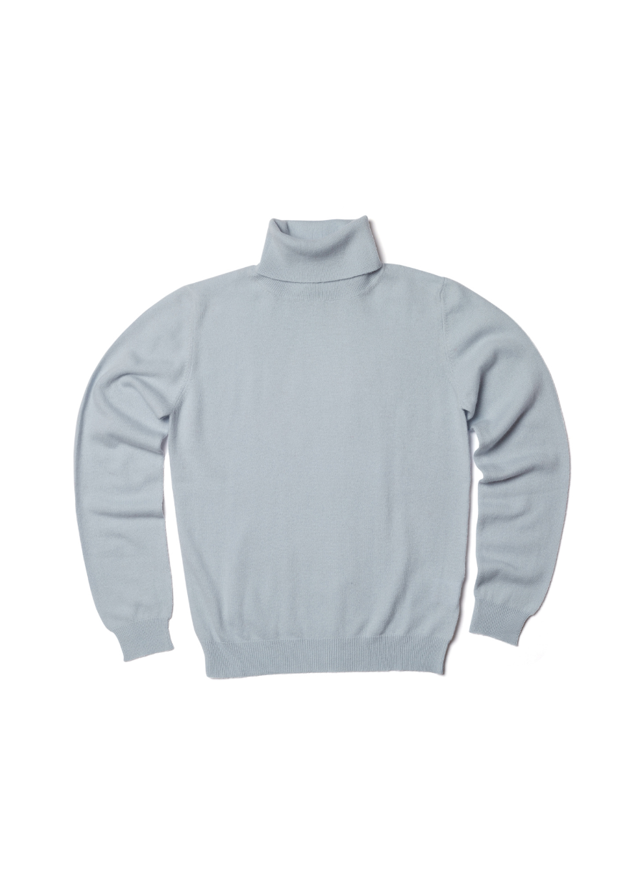 Cashmere Polo-Neck Top