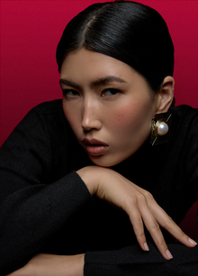 Cashmere Polo-Neck Top