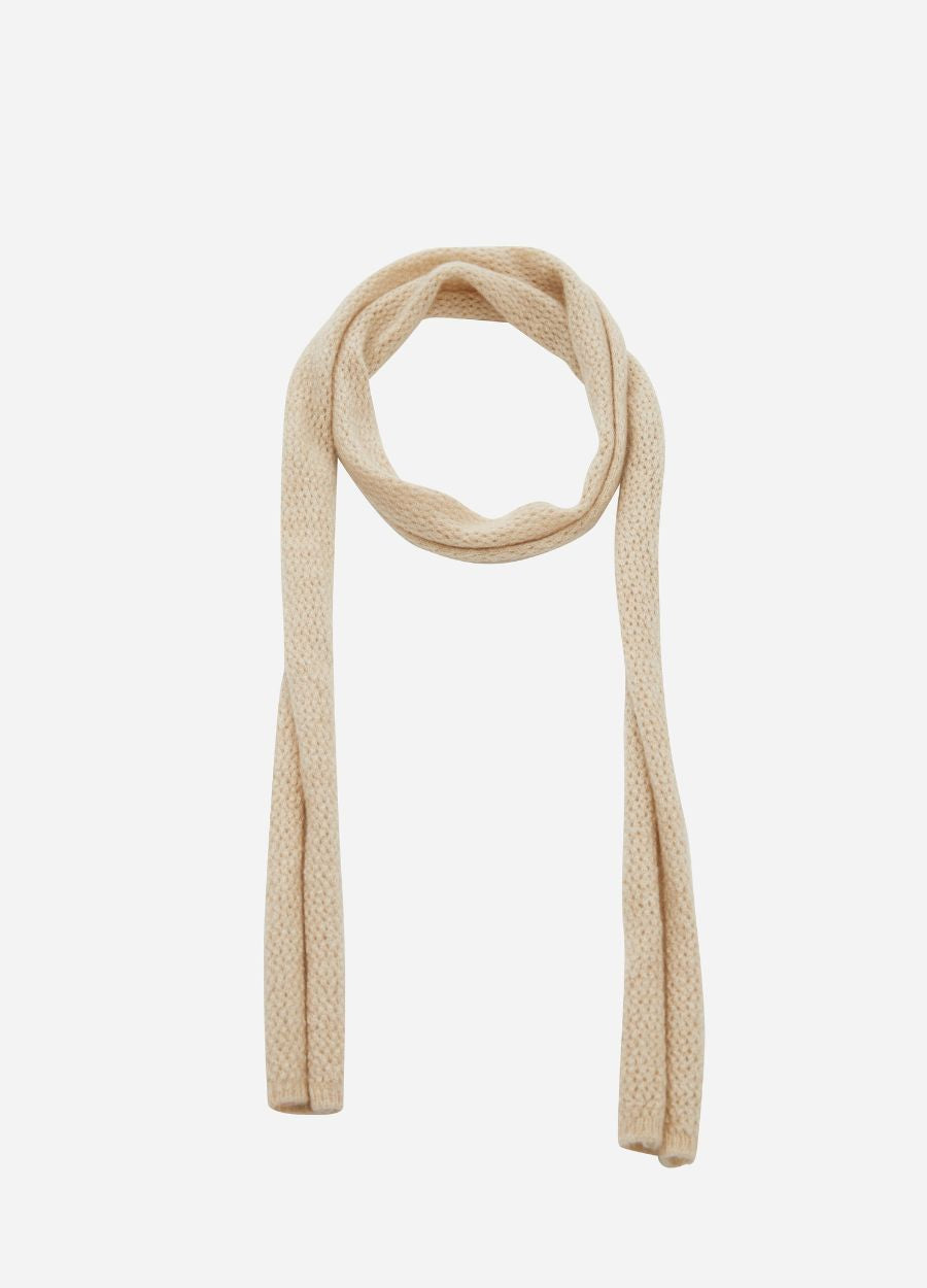 Cashmere Pointelle Mini Scarf
