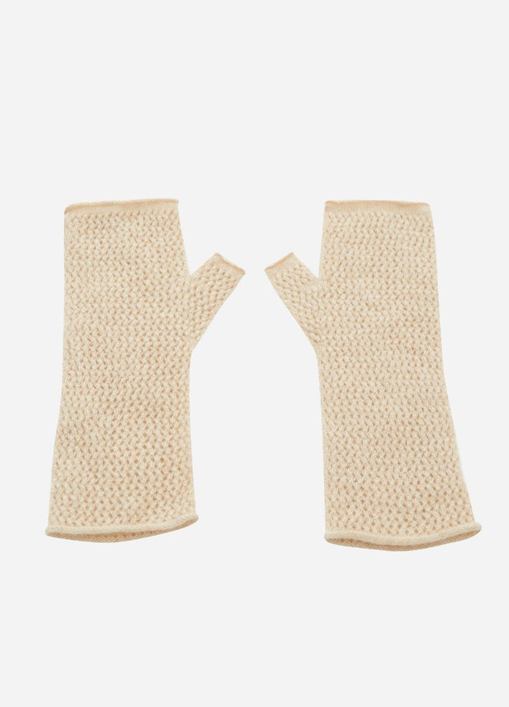 Cashmere Pointelle Wristwarmers