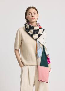 Cashmere Patchwork Throw