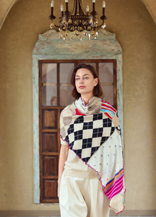 Cashmere Patchwork Throw