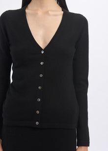 Cashmere V Neck Cardigan
