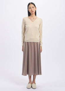 Cashmere V Neck Top