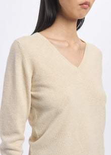 Cashmere V Neck Top