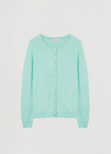 Cashmere Crew Neck Cardigan