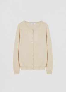 Cashmere Crew Neck Cardigan
