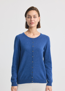 Cashmere Crew Neck Cardigan