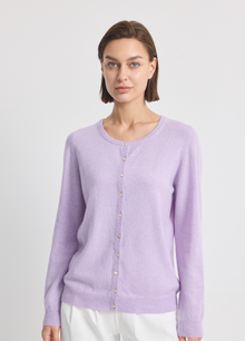 Cashmere Crew Neck Cardigan