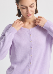 Cashmere Crew Neck Cardigan