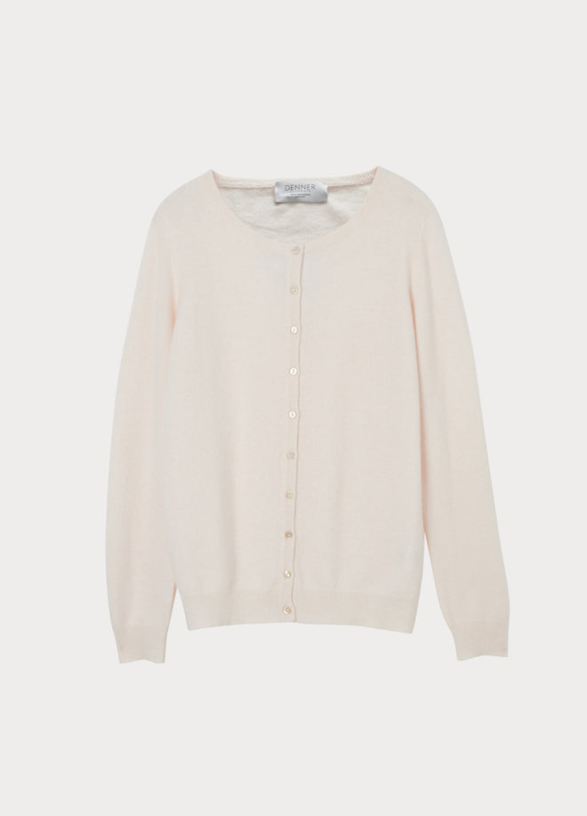 Cashmere Crew Neck Cardigan