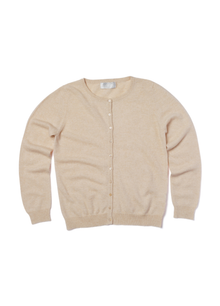 Cashmere Crew Neck Cardigan