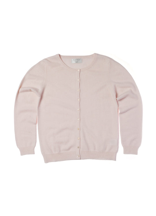 Cashmere Crew Neck Cardigan